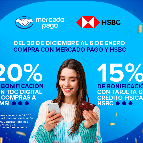 ¡Aprovecha la promoción que Mercado Pago y HSBC tienen para ti!