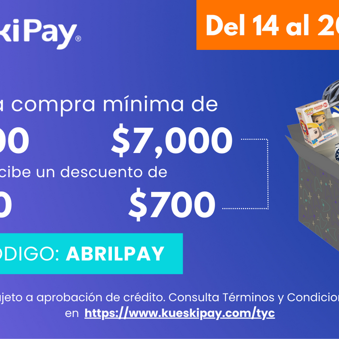 ¡Aprovecha el descuento que KueskiPay tiene para ti!