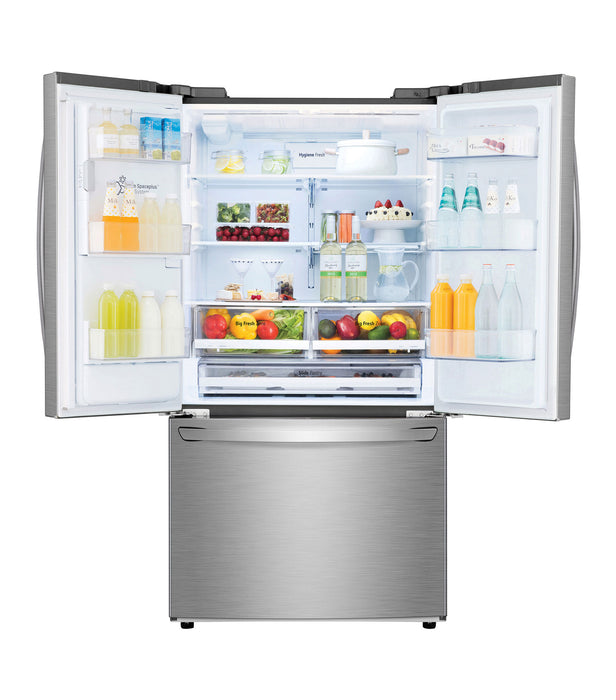 Refrigerador French door LG 28 pies cúbicos Tecnología inverter y Tecnología no frost GM28LIP Grado B