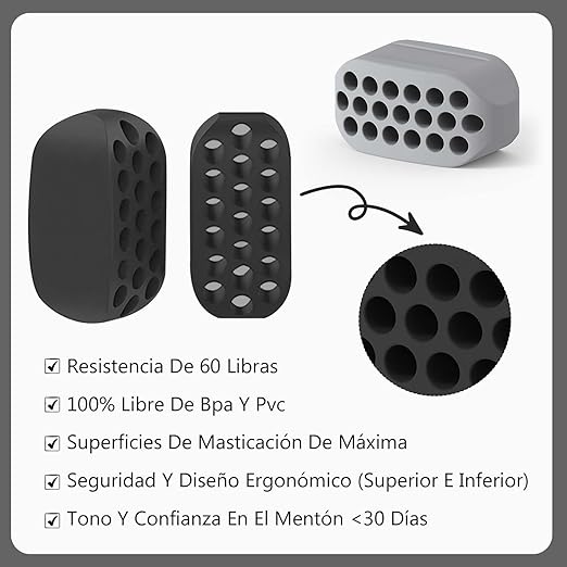 PACK DE 6 EJERCITADORES PARA CARA, CUELLO Y MANDÍ­BULA