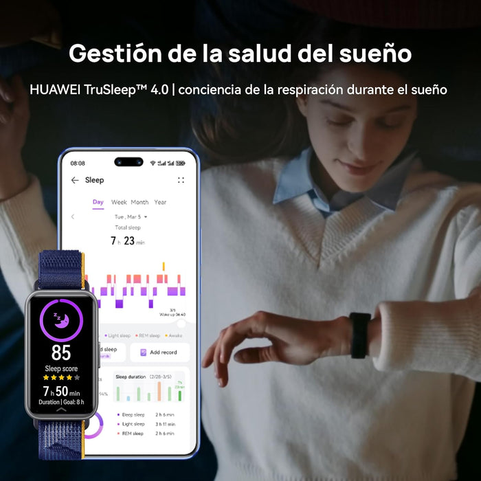 SMARTWATCH HUAWEI BAND 9 SPORT AMARILLO 1.47'' AMOLED, RESISTENTE AL AGUA 5M, BATERÍA 14 DÍAS