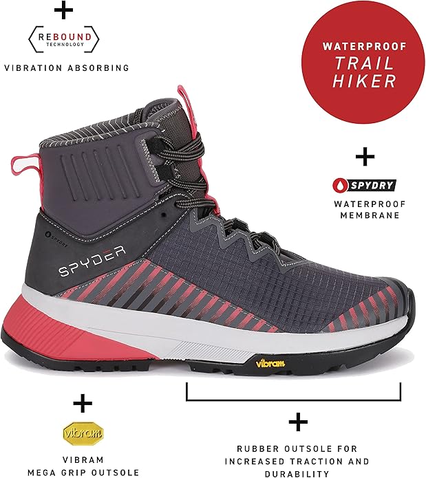 Spyder Zapatillas Trail Running Mujer Negro