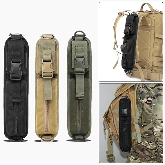 Lote de 6 Bolsas Tácticas Molle - Bolsa Militar Molle Horizontal Multiusos Compacta para Cintura