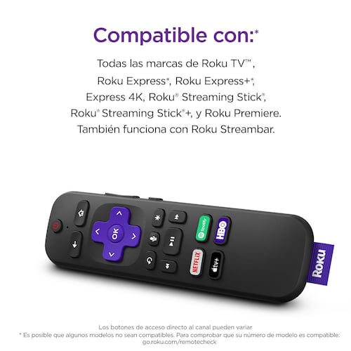 Roku Control Remoto por Voz