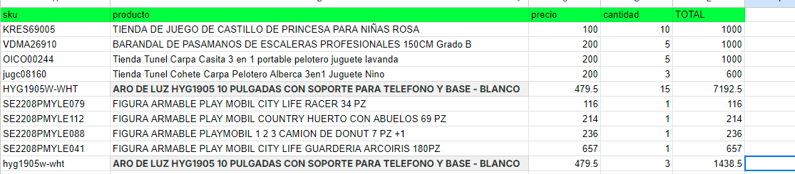 LOTE GRADO A - 3 AROS DE LUZ PORTATIL DE 10 PULGADAS Grado A