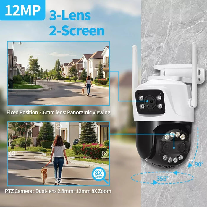 Camara de Seguridad al aire libre con led Grado B