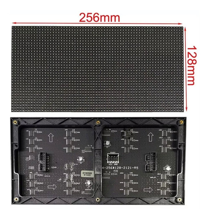 Modulo matriz panel P4 rgb video 32x64