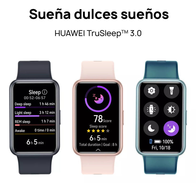 Smartwatch Huawei Watch Fit Special Edition Gps 1,64in Negro Dise no De La Correa Correa De Silicon GRADO A (copia)