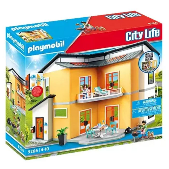 Figura Armable Playmobil City Life Casa Moderna 137 Piezas