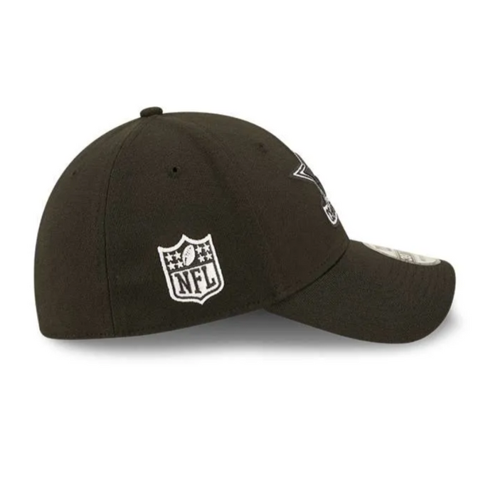 Gorra New Era Dallas Cowboys Sideline NFL 39thirty Elástica Unisex Negro ch/md