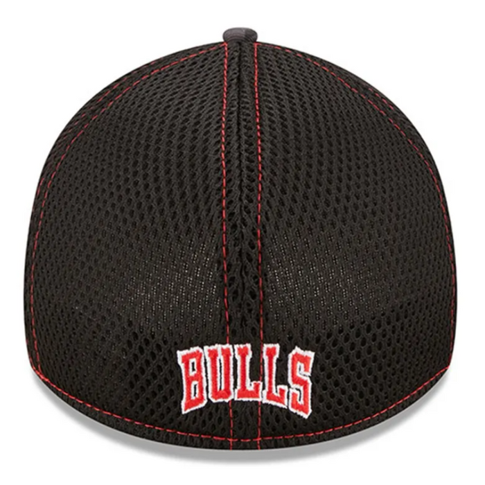 Gorra New Era Chicago Bulls Camo D3 NBA 39thirty Elástica Para Hombre Gris ch/md