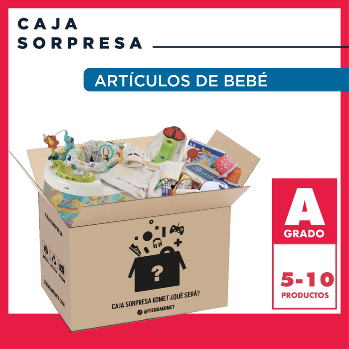 Caja Sorpresa de Artículos de Bebés Grado (A)- 5-10 productos