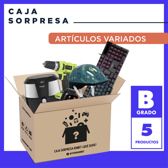 Caja Sorpresa - Grado B Descubre Tesoros Escondidos a Precios Increíbles!