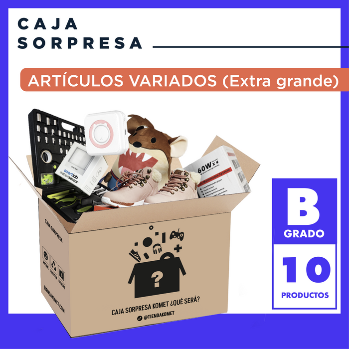 Caja Sorpresa - Grado B Descubre Tesoros Escondidos a Precios Increíbles!