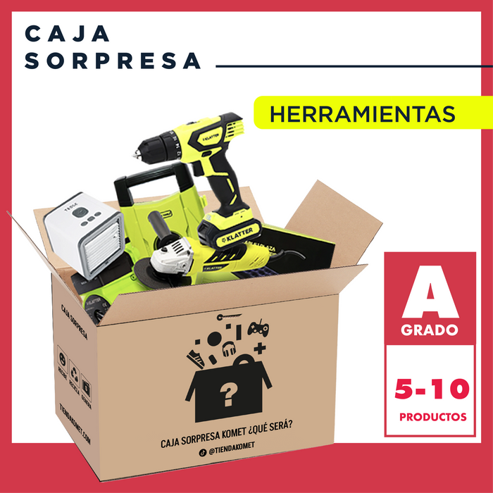 Caja Sorpresa de Herramientas Grado (A)- 5-10 productos