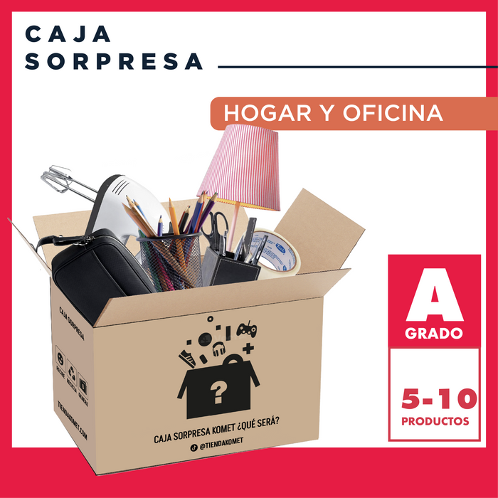 Caja Sorpresa de Hogar y Oficina Grado (A)- 5-10 productos