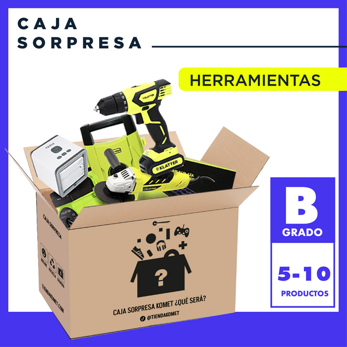 Caja Sorpresa de Herramientas Grado (A)- 5-10 productos