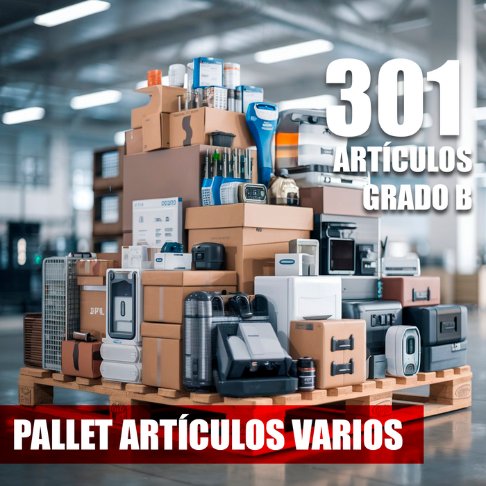 PALLET De 301 artículos varios grado B