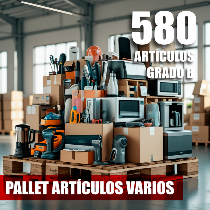 PALLET DE 580 PRODUCTOS OPORTUNIDAD PERFECTA PARA EMPRENDER - GRADO B