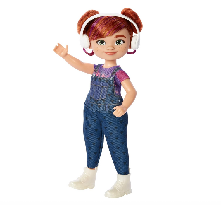 Mattel Karma's World Switch Stein Doll with Headphones Accessory, Pelo rojo & Ojos Azules