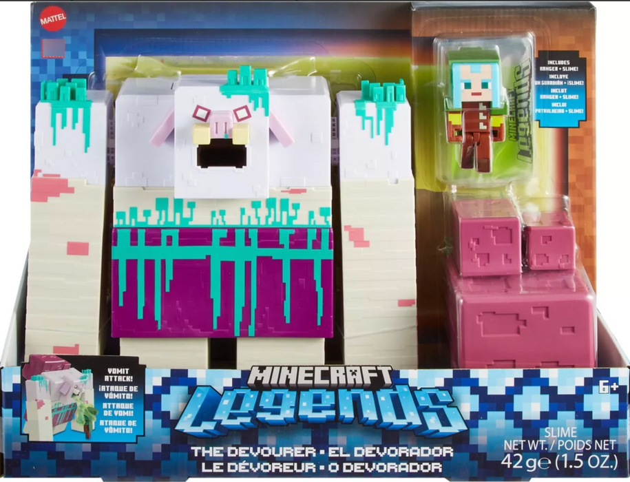 Minecraft Legends Figura Acción El Devorador Con Slime