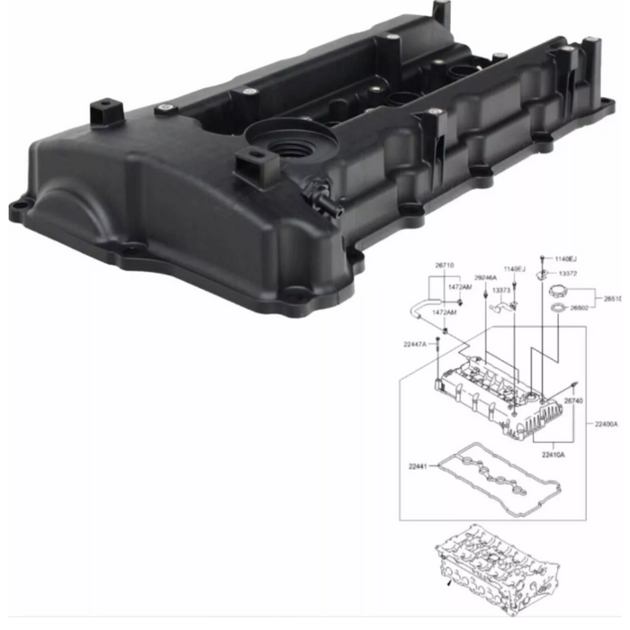 Tapa De Punterias Con Tapon Kia Optima 2.4l 2011-2015