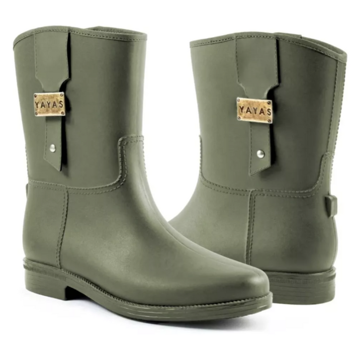 Botas de Lluvia Camper Verde Olivo YAYAS Talla 24