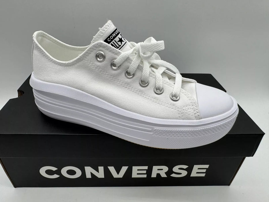 Tenis Converse move ox Mujer 570257c Plataforma Blancas T 25.5 (24.5cm)